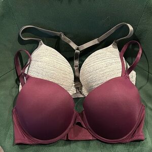 Victorias Secret Pink Wear Everywhere push-up bras